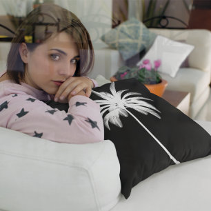 Elegante Tropical Palm Tree Moderne Kissen