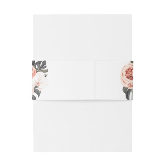 Elegante Tropics Wedding Bly Band (Rückseitenbeispiel)