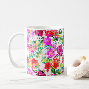 Elegante tropische Blume Kaffeetasse