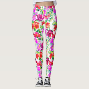 Elegante tropische Blume Leggings
