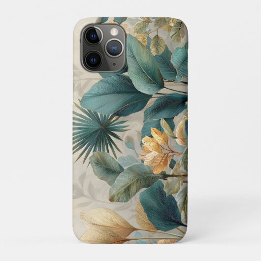 Elegante tropische Botanische Wand Case-Mate iPhone Hülle (Rückseite)