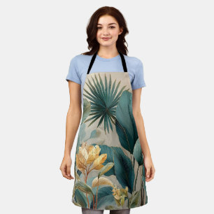 Elegante tropische Botanische Wand Schürze