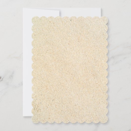 Elegante tropische Trauzeugin Einladung (Rückseite)