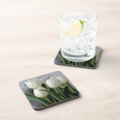 Elegante Tulip und Rose Floralische Blume Fotograf Getränkeuntersetzer (Rechte Seite)