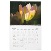 Elegante Tulip und Rose Floralische Blume Fotograf Kalender (Mär 2026)