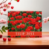 Elegante Tulip und Rose Floralische Blume Fotograf Kalender