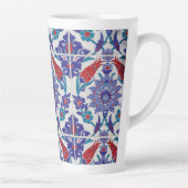 Elegante Tulip und Rose Floralische Blume Fotograf Milchtasse (Rechts)