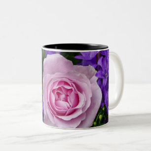 Elegante Tulip und Rose Floralische Blume Fotograf Zweifarbige Tasse