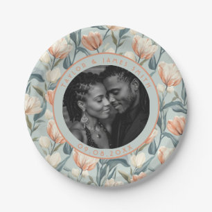 Elegante Tulip Wedding Teller für Blumenhochzeiten