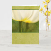 Elegante Tulips Karte (Gelbe Blume)