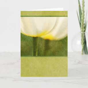 Elegante Tulips Karte