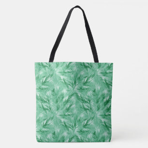 Elegante Türkis Palme große Schulter-Tasche Tasche