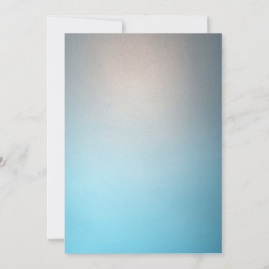 Elegante Türkise Gold Script Wedding Einladung (Rückseite)