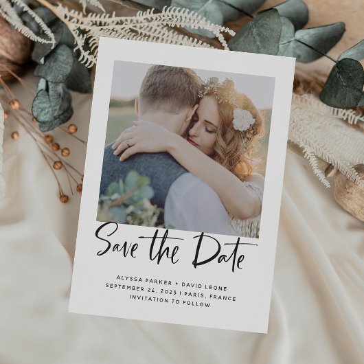 Elegante Typografie | FOTO Save The Date