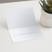 Elegante Typografie Kalligrafie Script Bridal Gown Dankeskarte