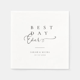 Elegante Typografie: Moderne Hochzeiten von Napkin Serviette