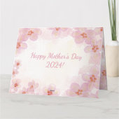 Elegante Typografie Niedlicher Blumenkeepake Karte (Rückseite)