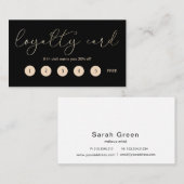 Elegante Typografie ⎢ Treuekarte (Vorne/Hinten)