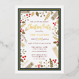 Elegante Typografie Weihnachtsgebäck Einladung