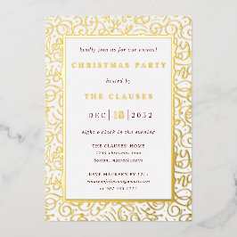 Elegante Typografie Weihnachtsgebäck Einladung