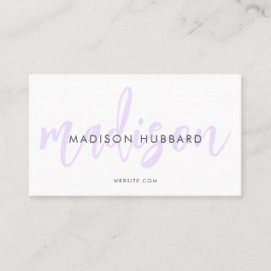 Elegante Typografy Business Cards Visitenkarte