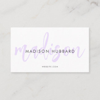 Elegante Typografy Business Cards Visitenkarte