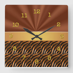 Elegante u. einzigartige Wohnzimmer-Wanduhren für Quadratische Wanduhr