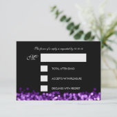 Elegante UAWG 16 . Geburtstag Sparkling Lights Lil RSVP Karte (Stehend Vorderseite)