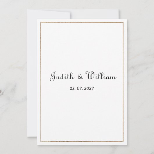 Elegante UAWG Einladung (Rückseite)