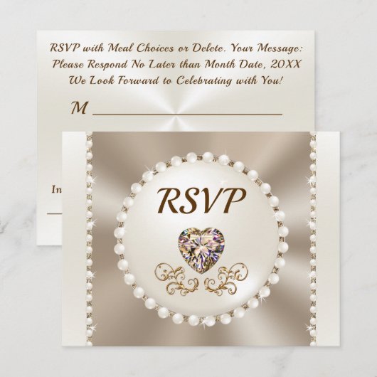 Elegante, UAWG Menu Cards oder Löschen von Speisen Einladung (Vorne/Hinten)