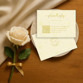 Elegante UAWG | QR Code Wedding Begleitkarte