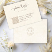 Elegante UAWG | QR Code Wedding Begleitkarte