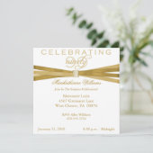 Elegante Überraschung 90. Geburtstagsparty Einladu Einladung (Stehend Vorderseite)