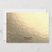 Elegante Überraschung Geburtstagsparty Einladung (Rückseite)