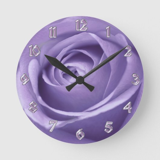 Elegante Uhr der Rose (Vorderseite)