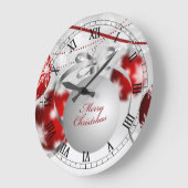 Elegante Uhr der Weihnachtszeit (Winkel)