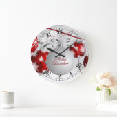 Elegante Uhr der Weihnachtszeit (Zuhause)