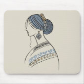 Elegante ukrainische Folk Art Mousepad (Vorne)