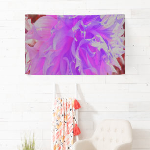 Elegante ultraviolette Dekorative Dahlia-Blume Banner