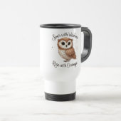 Elegante und attraktive Owl Design-Tasse Reisebecher (VorderseiteRechts)