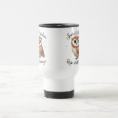 Elegante und attraktive Owl Design-Tasse Reisebecher (Mittel)