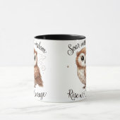 Elegante und attraktive Owl Design-Tasse Tasse (Zentrum)