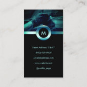 Elegante und berufliche Autodetails Visitenkarte (Rückseite)