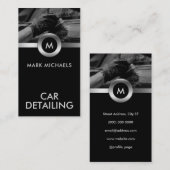 Elegante und berufliche Autodetails: Visitenkarte (Vorne/Hinten)