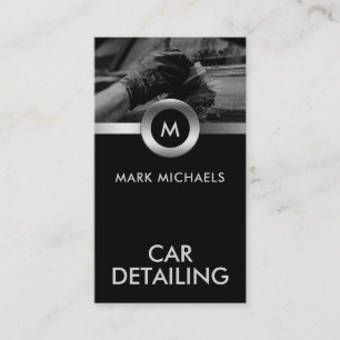 Elegante und berufliche Autodetails: Visitenkarte