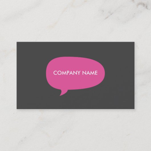 Elegante und berufliche Geschäfts-Karten-Schablone Visitenkarte (Vorderseite)