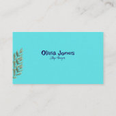 Elegante und berufliche Visitenkarte (Rückseite)