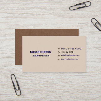 Elegante und berufliche Visitenkarte