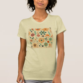 Elegante und delikate Blume T-Shirt