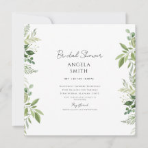 Elegante und einfache Blattmuster Weiße Hochzeitsd